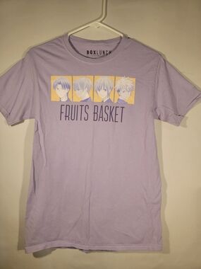 BoxLunch Kids "Fruits Basket" Lilac Short Sleeve Tee